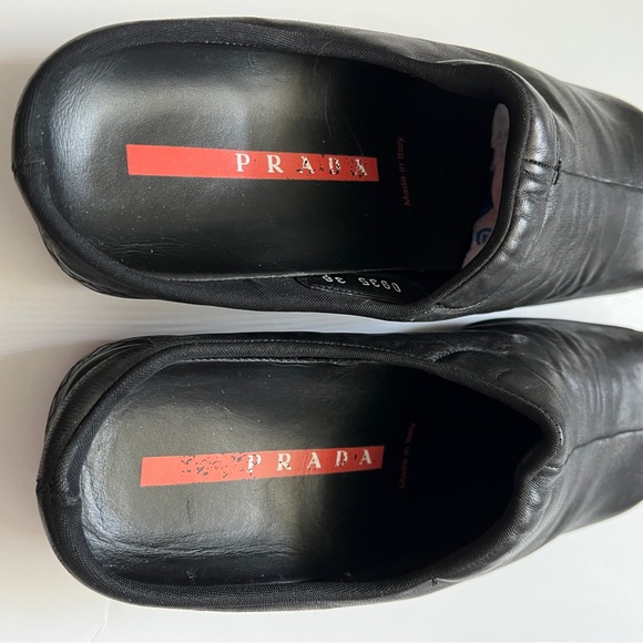 Vintage PRADA Genuine Leather Mule Clogs - Picture 8 of 12